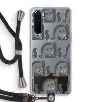 Cats: OnePlus Nord Transparant Hoesje met koord