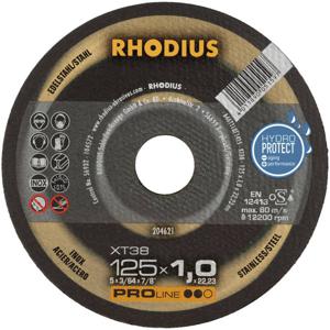 Rhodius XT38 205701 Doorslijpschijf recht 180 mm 1 stuk(s) RVS, Staal