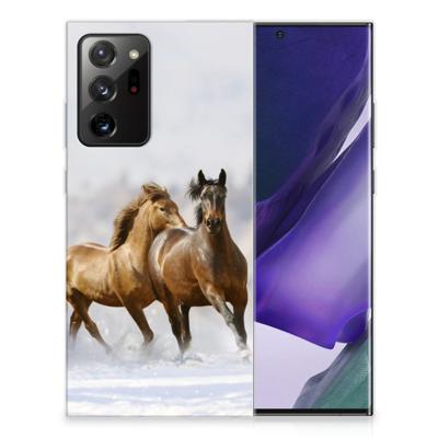 Samsung Galaxy Note20 Ultra | TPU Hoesje | Paarden