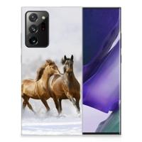 Samsung Galaxy Note20 Ultra | TPU Hoesje | Paarden