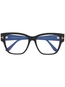 TOM FORD Eyewear lunettes de vue à monture d'inspiration wayfarer - Noir