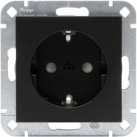 Kopp HK07 PURE mat zwart inbouw stopcontact RA + kinderbeveiliging - 4624610 Kopp HK07 PURE mat zwart inbouw stopcontact RA + kinderbeveiliging - 4624610