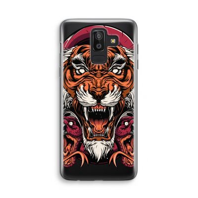 Tiger and Rattlesnakes: Samsung Galaxy J8 (2018) Transparant Hoesje