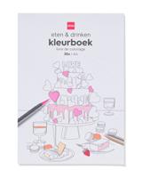 HEMA Kleurboek A4 eten en drinken