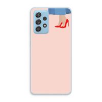 High heels: Samsung Galaxy A73 Transparant Hoesje