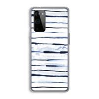 Ink Stripes: OnePlus 9 Pro Transparant Hoesje