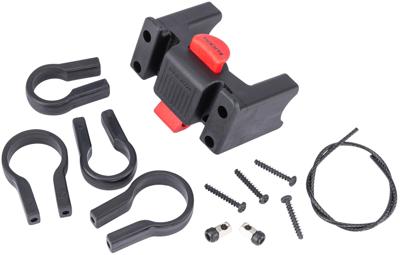 Newlooxs stuurhouder klickfix ø22-26+ø31,8mm klemmen zwart