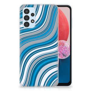 Samsung Galaxy A13 4G TPU bumper Waves Blue