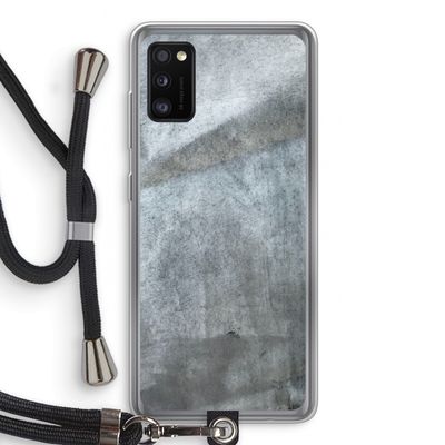 Grey Stone: Samsung Galaxy A41 Transparant Hoesje met koord