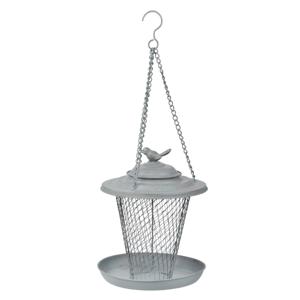 Best for Birds Vogelvoedersilo - metaal - met opvangschotel - 27 cm   -