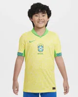 Brazilië Shirt Thuis Junior 2024/2025 - Maat 140 - Kleur: Geel | Soccerfanshop - thumbnail