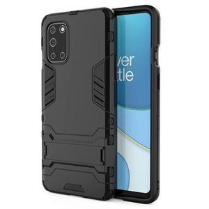 Armor Series OnePlus 8T Hybrid Case met Standaard - Zwart