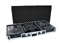 Roadinger 30125346 audioapparatuurtas DJ-controller Vliegkoffer Multiplex Zwart, Zilver - thumbnail