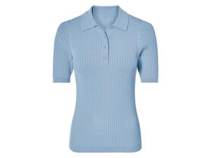 esmara Dames poloshirt (Blauw, L (44/46))