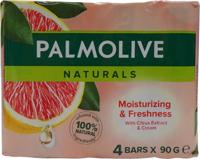 Palmolive Palmolive Zeep - Naturals Citrus & Creme 4 x 90 gr Palmolive Palmolive Zeep - Naturals Citrus & Creme 4 x 90 gr
