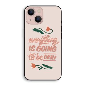 Optimistic flower girl: iPhone 13 mini Biologisch afbreekbaar hoesje