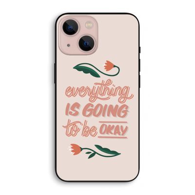 Optimistic flower girl: iPhone 13 mini Biologisch afbreekbaar hoesje