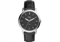 Horlogeband Fossil FS5398 Leder Zwart 22mm Horlogeband Fossil FS5398 Leder Zwart 22mm