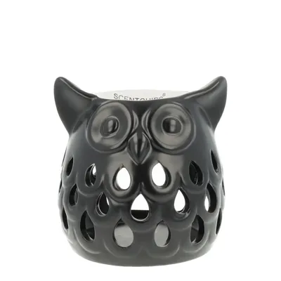 Scentchips Uil Cut Out Mat Zwart waxbrander geurbrander