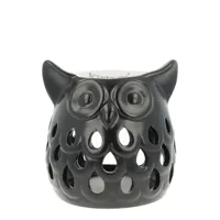 Scentchips Uil Cut Out Mat Zwart waxbrander geurbrander - thumbnail