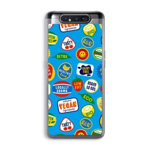 Fruitsticker: Samsung Galaxy A80 Transparant Hoesje