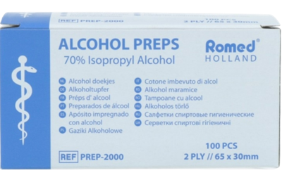 Romed Alcohol Doekjes 65x30mm