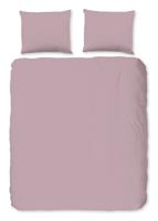 Good Morning Dekbedovertrek "uni dessin" - Roze - (240x200/220 cm) - Katoen