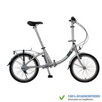 Beixo Vouwfiets Compact Lage Instap met cardanas Zilver