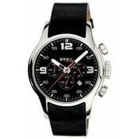Horlogeband Breil TW0370 Leder Zwart 21mm