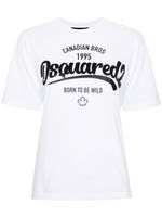 DSQUARED2 t-shirt en coton à logo imprimé - Blanc - thumbnail