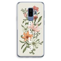 Hello bloemen: Samsung Galaxy S9 Plus Transparant Hoesje