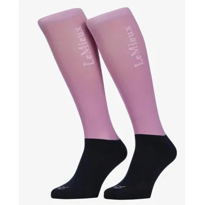 LeMieux Competition socks 2pack SS26 roze maat:m