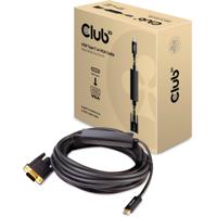 Club 3D Club 3D USB Type C VGA Active kabel - thumbnail