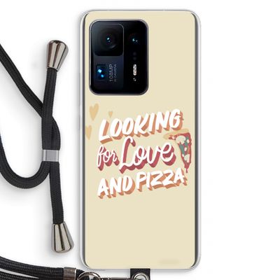Pizza is the answer: Xiaomi Mi Mix 4 Transparant Hoesje met koord