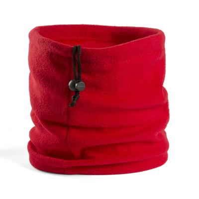 Nekwarmer - rood - fleece - verstelbaar - colsjaal voor volwassenen
