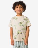 HEMA Kinder T-shirt banaan ecru (ecru)