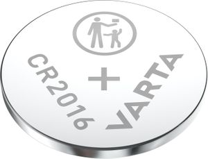 Varta Lithium-Knoopcelbatterij CR2016 | 3 V DC | 87 mAh | Zilver | 10 stuks - VARTA-CR2016 VARTA-CR2016