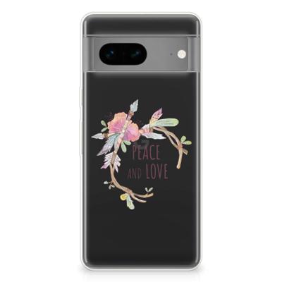 Google Pixel 7 Telefoonhoesje met Naam Boho Text Google Pixel 7 Telefoonhoesje met Naam Boho Text