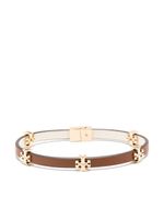 Tory Burch bracelet à logo - Marron - thumbnail