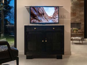 TV lift meubel marmeren blad zwart 32 inch