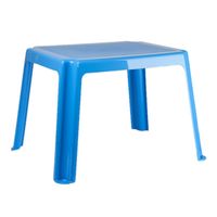 Kunststof kindertafel blauw 55 x 66 x 43 cm   -