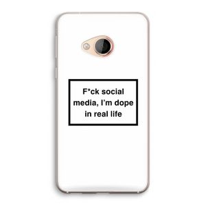 I'm dope: HTC U Play Transparant Hoesje