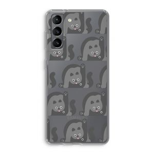 Cats: Samsung Galaxy S21 Transparant Hoesje