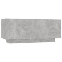 vidaXL Tv-meubel 100x35x40 cm spaanplaat betongrijs - thumbnail