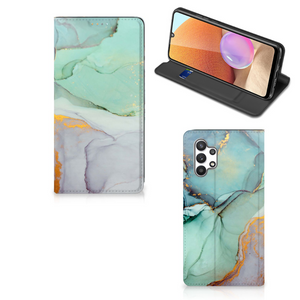 Bookcase voor Samsung Galaxy A32 4G | A32 5G Enterprise Editie Watercolor Mix