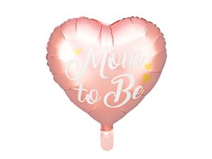 Folieballon 'Mom To Be' Roze (35cm)