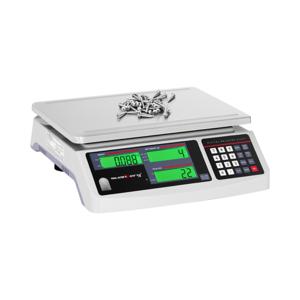 Telweegschaal - 30 kg / 1 g - 30,5 x 20 cm - batterij 72 uur - 3 LCD