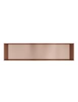 Hotbath &MORE Inbouwnis 30x120x10cm Geborsteld Koper PVD