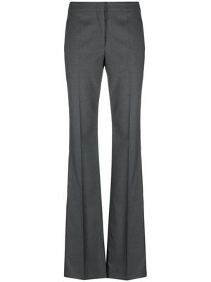 Moschino pantalon de tailleur à coupe droite - Gris