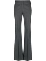 Moschino pantalon de tailleur à coupe droite - Gris